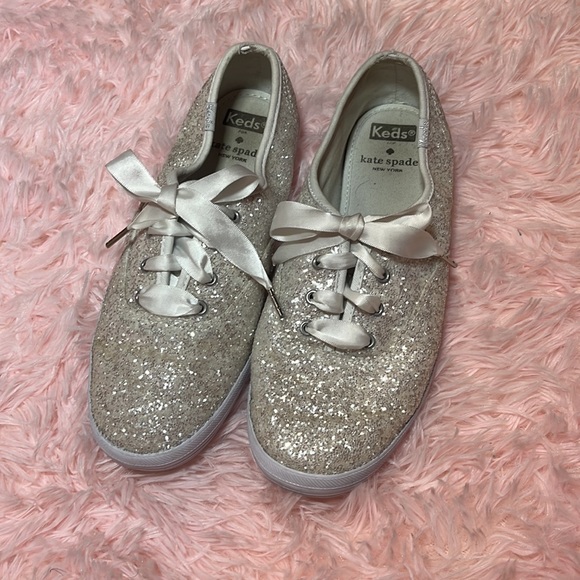 kate spade Shoes Kate Spade Glitter Sparkle Keds Women 75 Poshmark
